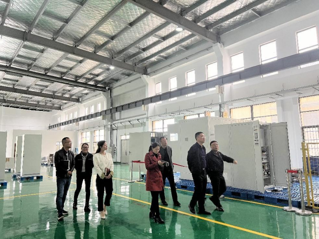 ?熱烈歡迎雨花經(jīng)開區(qū)領(lǐng)導(dǎo)一行來訪紐帕科技!